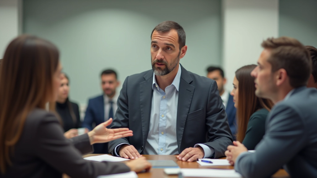 Líder em ambiente de equipa, demonstrando princípios de liderança eficaz